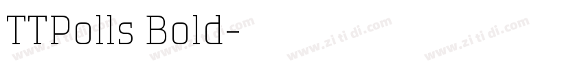 TTPolls Bold字体转换 TTPolls Bold字体转换